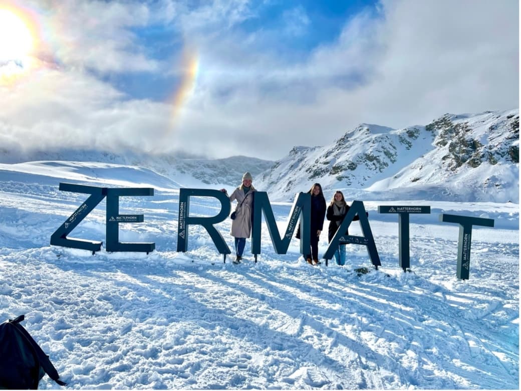 HIM student excursion to Zermatt